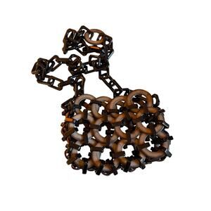 Silvia Tcherassi Chain-Link Crossbody Without Inner Pouch